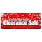 Signmission END OF THE YEAR CLEARANCE SALE BANNER SIGN blow out 50% off B-96 End Of The Year Clearanc - alternate 1